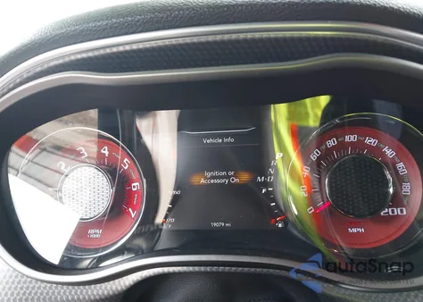 2016 Dodge Challenger Srt Hellcat z USA, uszkodzony, nr VIN 2C3CDZC94GH262985